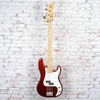 Fender Standard Precision Bass, Maple Fingerboard, White Pickguard, Candy Cola