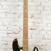 Fender - Standard Precision Bass Guitar - Laurel Fingerboard - Black with  White Pickguard (0266640506)