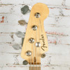 Fender - Standard Precision Bass Guitar - Laurel Fingerboard - Black with  White Pickguard (0266640506)