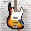 Fender - Standard Jazz Bass® Guitar - Laurel Fingerboard - 3-Color Sunburst w/ White Pickguard