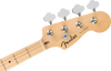 Fender Standard Jazz Bass, Maple Fingerboard, White Pickguard, Aqua Marine Metallic