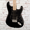 Squier Sonic Stratocaster HSS, Maple Fingerboard, Black Pickguard, Black