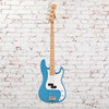 Squier - Squier Sonic - Precision Bass Guitar - Maple Fingerboard - California Blue with  White Pickguard (0373902526)