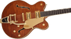 Gretsch - Electromatic® LTD Flame Okoume Broadkaster® - Semi-Hollow Electric Guitar w/ Double-Cut & Bigsby® - Rosewood Fingerboard - Roundup Orange