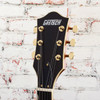 Gretsch - ElectromaticÂ® LTD Flame Okoume BroadkasterÂ® - Semi-Hollow Electric Guitar with  Double-Cut & BigsbyÂ® - Rosewood Fingerboard - Roundup Orange (2508840523)