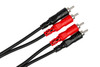 Hosa - CRA-202 - Stereo Interconnect Cable - Dual RCA to Same - 2 m