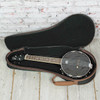 Ortega - OUBJ100 Raven Series - Banjo-Ukulele - w/Gig Bag - Black Satin - x1621 - USED