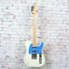 Warmoth - Nashville T Style SSS Electric Guitar w/Brent Mason Wiring - White - x1546 - USED