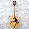 Guild - 1998-99 USA Starfire III - Hollow-Body Electric Guitar - w/OHSC - Natural Quilted Maple - x2546 - USED