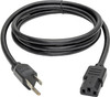 Generic - IEC Cable w/ 3 Prong - 6 Foot 