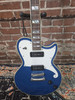 D'Angelico Deluxe Atlantic Limited Edition - Electric Guitar - Sapphire x0218 USED (DADATLSAPSNS-USED)