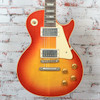 Gibson - Custom Murphy Lab 1958 Les Paul Standard Reissue - Electric Guitar - Ultra Light Aged Washed Cherry Sunburst - w/ Brown/Pink Lifton Reissue 5-Latch Case - x5028