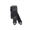 D'Addario - 25BAL00 - Leather Guitar Strap w/ Auto Lock - 2.5-inch - Black