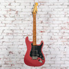 Fender - 2003 MIM Standard Stratocaster Electric Guitar - Satin Candy Apple Red - x3596 - USED