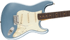 Fender - American Ultra Luxe '60s Stratocaster® - Electric Guitar - Rosewood Fingerboard - Ice Blue Metallic - w/ Molded Hardshell Case