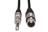 Hosa Unbalanced Interconnect XLR3F to 1/4" TS