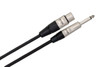 Hosa HXP020 - Pro Unbalanced Interconnect Cable - REAN XLR3F to 1/4 in TS - 20ft