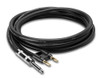 Hosa 25' Speaker Cable 1/4"TS to Bananna