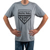 Manchester Music Mill Army T-Shirt - Grey w/Black Logo - Large