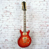 RWG - Double Cut 12 String Electric Guitar - Quilted Cherry Sunburst - x0369 - USED