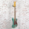 Fender - American Professional Classic Precision Bass - Bass Guitar - Rosewood Fingerboard - Faded Sherwood Green Metallic - with  Deluxe Gigbag (0198630374)
