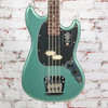 Fender - American Professional Classic Mustang Bass - Bass Guitar - Rosewood Fingerboard - Faded Sherwood Green Metallic - w/ Deluxe Gigbag