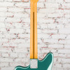 Fender - American Professional Classic Jaguar - Electric Guitar - Rosewood Fingerboard - Faded Sherwood Green Metallic - with  Deluxe Gigbag (0114990374)