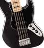 Squier Affinity Series Active Jazz Bass V, Maple Fingerboard, Black Pg, Black Metallic (0378753565)