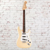 Fender - Ritchie Blackmore Stratocaster - Electric Guitar - Scalloped Rosewood Fingerboard - Olympic White - with  Deluxe Gigbag (0139010305)