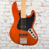 Squier - Classic Vibe Active '70s Jazz Bass Guitar - Maple Fingerboard - Mocha with  Black Pickguard (0374542529)
