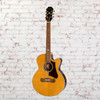 Epiphone - J-200 Studio EC - Acoustic-Electric Guitar - Antique Natural - with  Gigbag (EASJ2CANNH1)