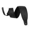 Levy's Leathers - M26PD-BLK-MAT - Amped Leather Series - Leather Guitar Strap - Matte Black 