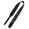 Levy's Leathers - Sunbird Series - Leather Guitar Strap - Black Sun and Moon