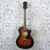 Taylor - (2025) 324ce - Acoustic-Electric Guitar - Mahogany/Mahogany - Shaded Edge Burst Top - w/ Hardshell Case - x5074