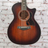 Taylor - 324ce - Acoustic-Electric Guitar - Mahogany/Mahogany - Shaded Edge Burst Top - w/ Hardshell Case - x5075