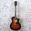 Taylor - 2026 Next-Gen 324ce - Acoustic-Electric Guitar - Tropical Mahogany Top - Shaded Edgeburst Top - w/ Hardshell Case - x5034