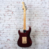 Fender 2002 Standard Stratocaster HSS Electric Guitar Midnight Wine w/Painted PG USED
