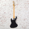 Fender - Limited Edition Jazz Bass Guitar with  Gold Foil Pickup & Ebony Fingerboard - Black Sparkle (0140711398)
