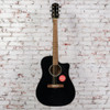 Fender - CD-60SCE - Acoustic-Electric Guitar w/ Walnut Fingerboard - Black (0970113006-USED)