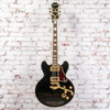 Epiphone BB King Lucille Ebony w/Duesenberg Les Tremolo And OG Bridge And HSC USED