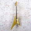 LTD - 2023 KH-V Kirk Hammett Signature Electric Guitar Metallic Gold w/OHSC - USED