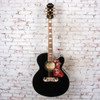 Epiphone - 2024 J200EC Studio - Acoustic-Electric Guitar - Ebony - USED