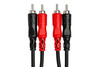 Hosa CRA-203 Stereo Interconnect Dual RCA to Same