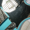 Unbranded T-Style Electric Guitar Lake Blue w/Duncan P Rail and Bag USED