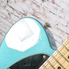 Unbranded T-Style Electric Guitar Lake Blue w/Duncan P Rail and Bag USED
