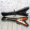 Gibson - 2002 Crecent Moon Left Handed Flying V - Cherry Red - w/OHSC