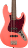 Squier - Classic Vibe '60s Jazz Bass Guitar w/ Laurel Fingerboard - Tahitian Coral w/ Tortoishell Pickguard