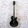 Gibson - 2000 Les Paul Gothic Electric Guitar Pitch Black Satin  -USED