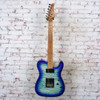 Schecter  - Diamond Series PT Pro Electric Guitar Transparent Blue Burst - USED