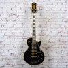 Epiphone - 2020 Joe Bonamassa Les Paul Custom Black Beauty Electric Guitar Antique Ebony w/OHSC and COA - USED